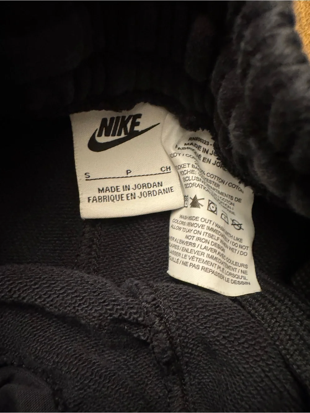 Nike Black Kids Athletic Shorts with White Swoosh